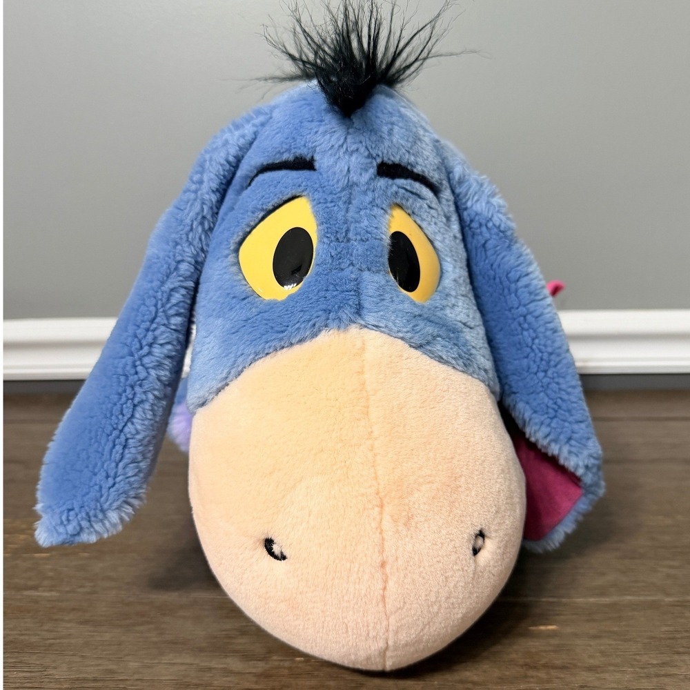 Vintage Disney Winnie the Pooh Large Eeyore Plush Stuffed Animal Toy Donkey